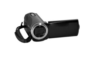 Single,handy,cam,isolated,on,a,white,background.